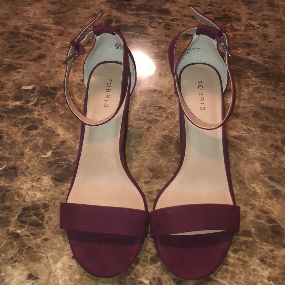 Burgundy heels